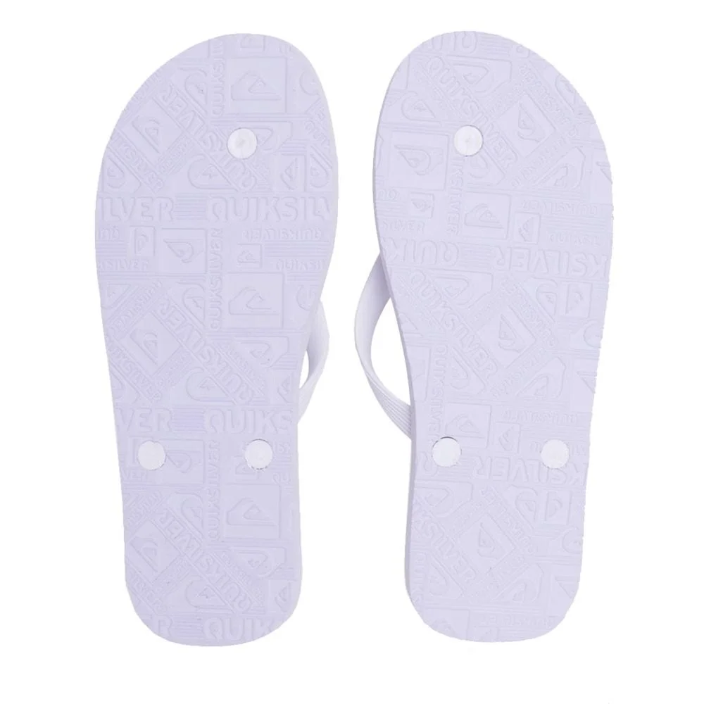 Chinelo Quiksilver Molokai Solid Branco Branco 2