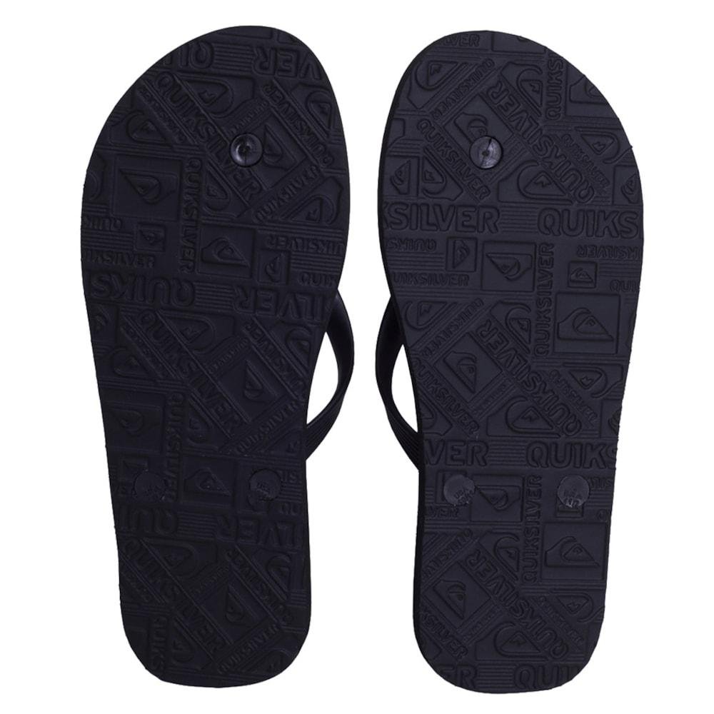 Chinelo Quiksilver Molokai Solid Preto Preto 2
