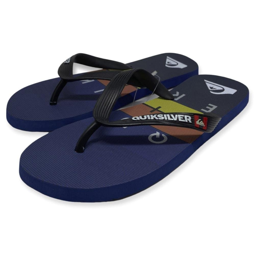 Chinelo Quiksilver Molokai Wordblock Azul Azul 2