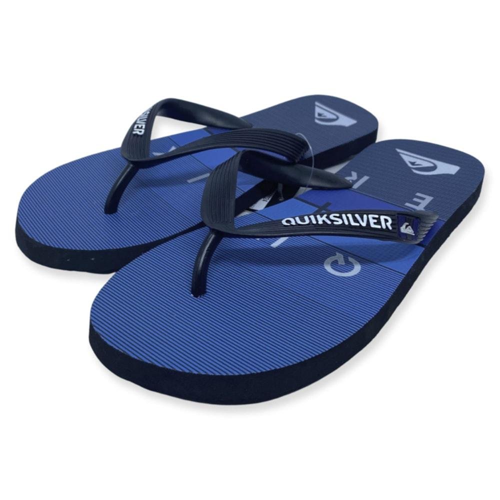 Chinelo Quiksilver Molokai Wordblock Preto Preto 2