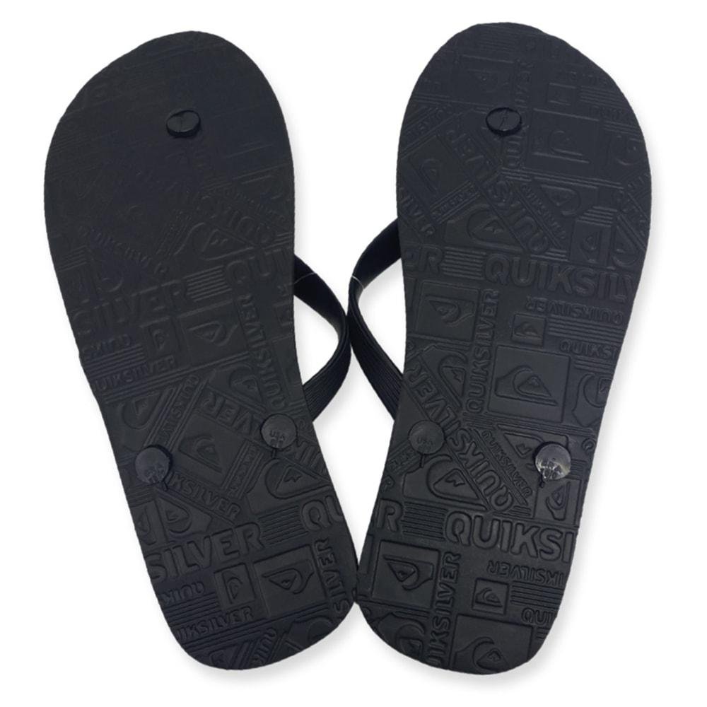 Chinelo Quiksilver Molokai Wordblock Preto Preto 3