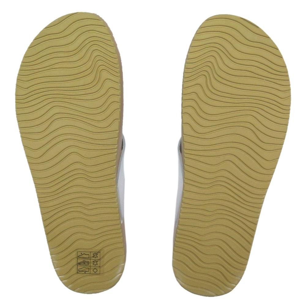 Chinelo Reef Cushion Court Bege Marrom 3