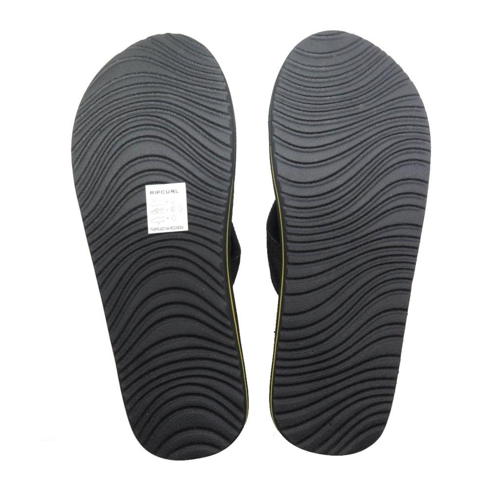 Chinelo Rip Curl Ripper Black Green Preto/Verde 4