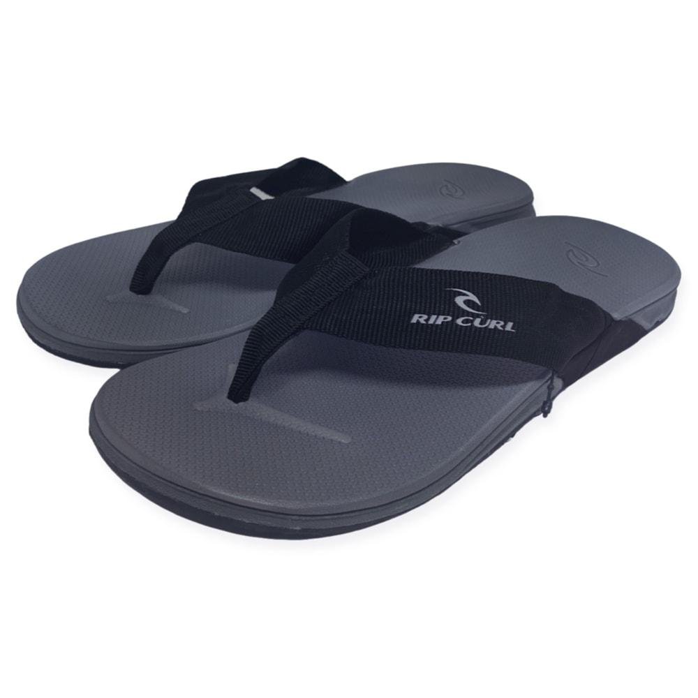 Chinelo Rip Curl Snake Open Toe Cinza Cinza 2