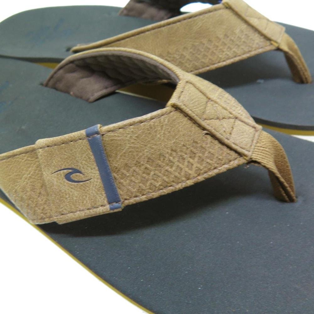 Chinelo Rip Curl P-Low 2 Tan Brown Preto/Marrom 3