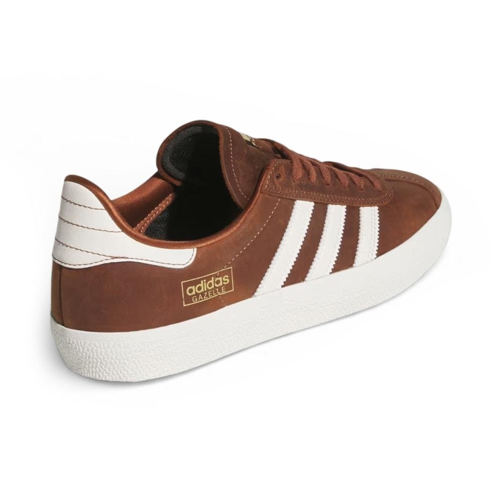 Tênis Adidas Gazelle ADV Dusky Bronze Chalk White Marrom 3
