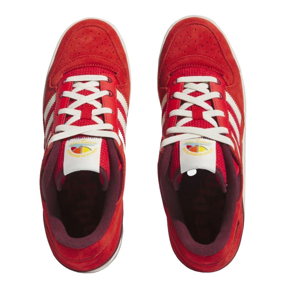Tênis Adidas Forum Low Red White Vermelho 3