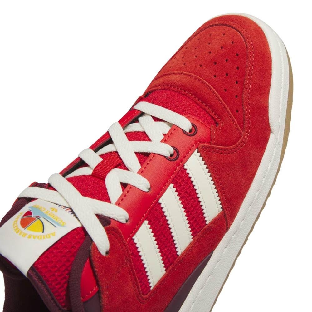 Tênis Adidas Forum Low Red White Vermelho 4