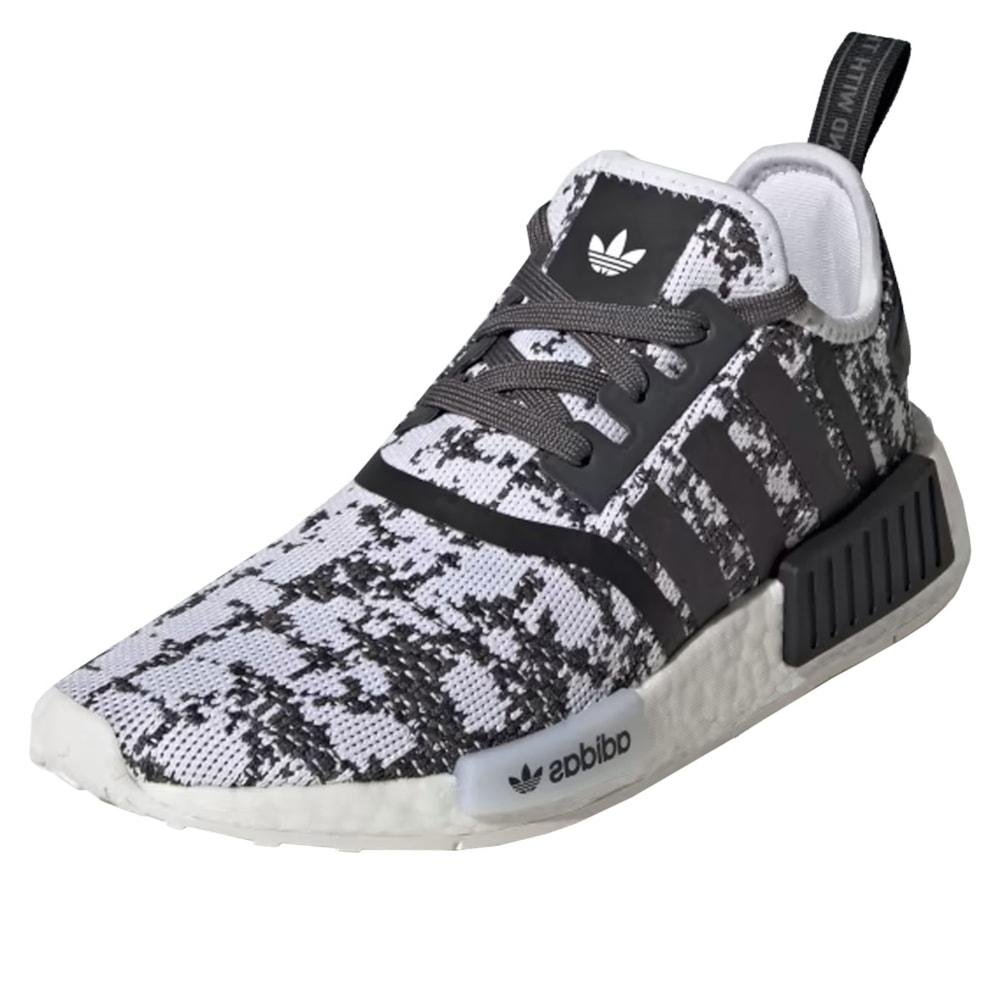 Tênis Adidas NMD R1 Cinza Branco