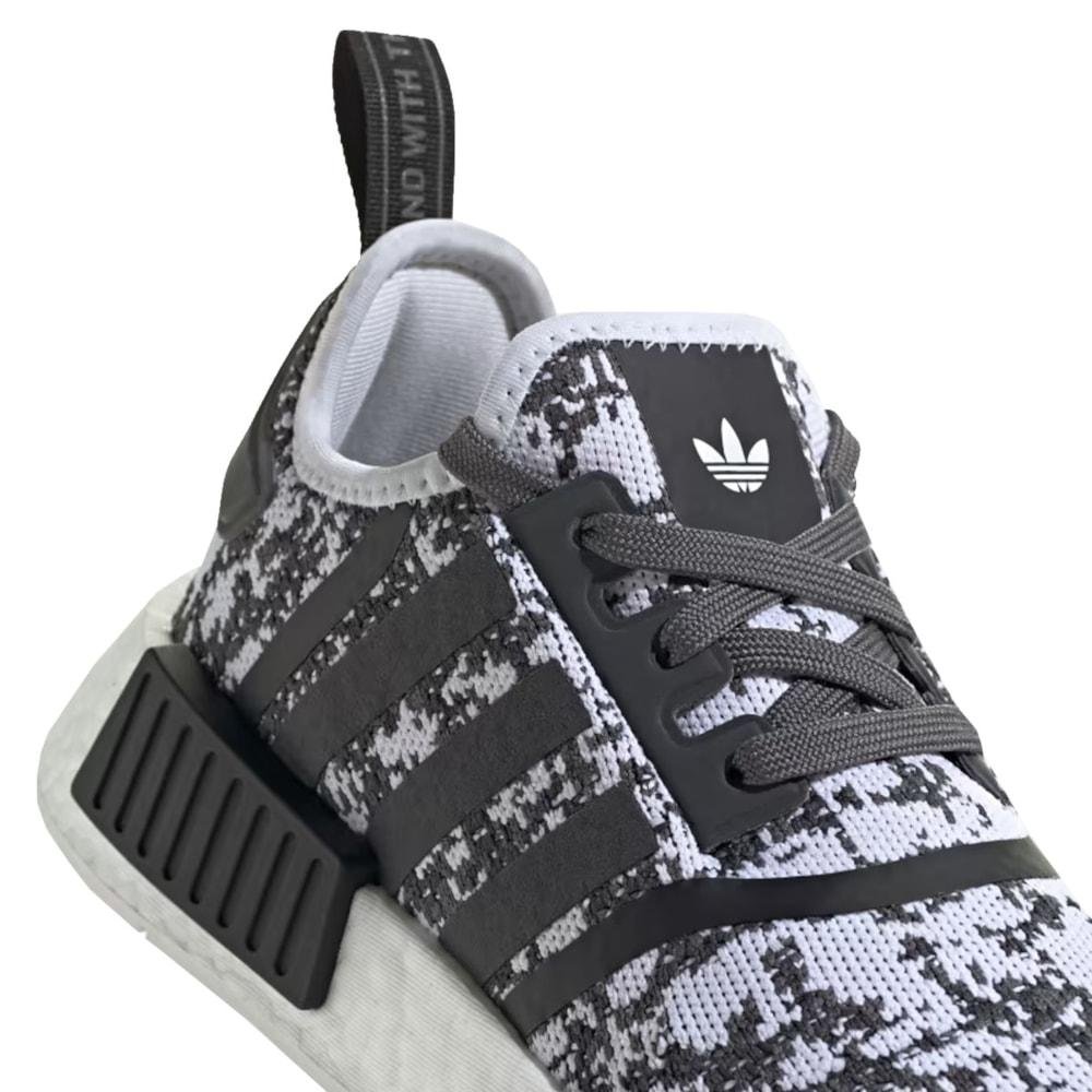 Tênis Adidas NMD R1 Cinza Branco Branco/Cinza 4