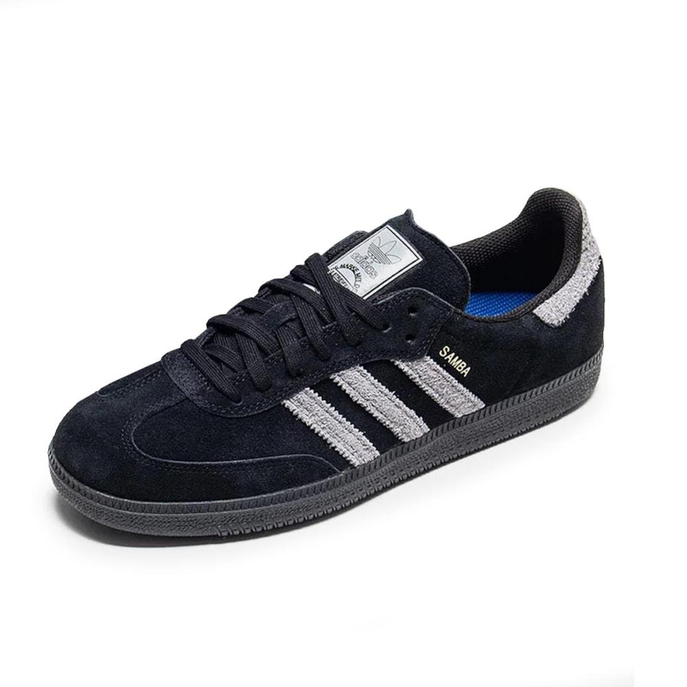 Tênis Adidas Samba Adv Core Black Grey Four Gold Metallic