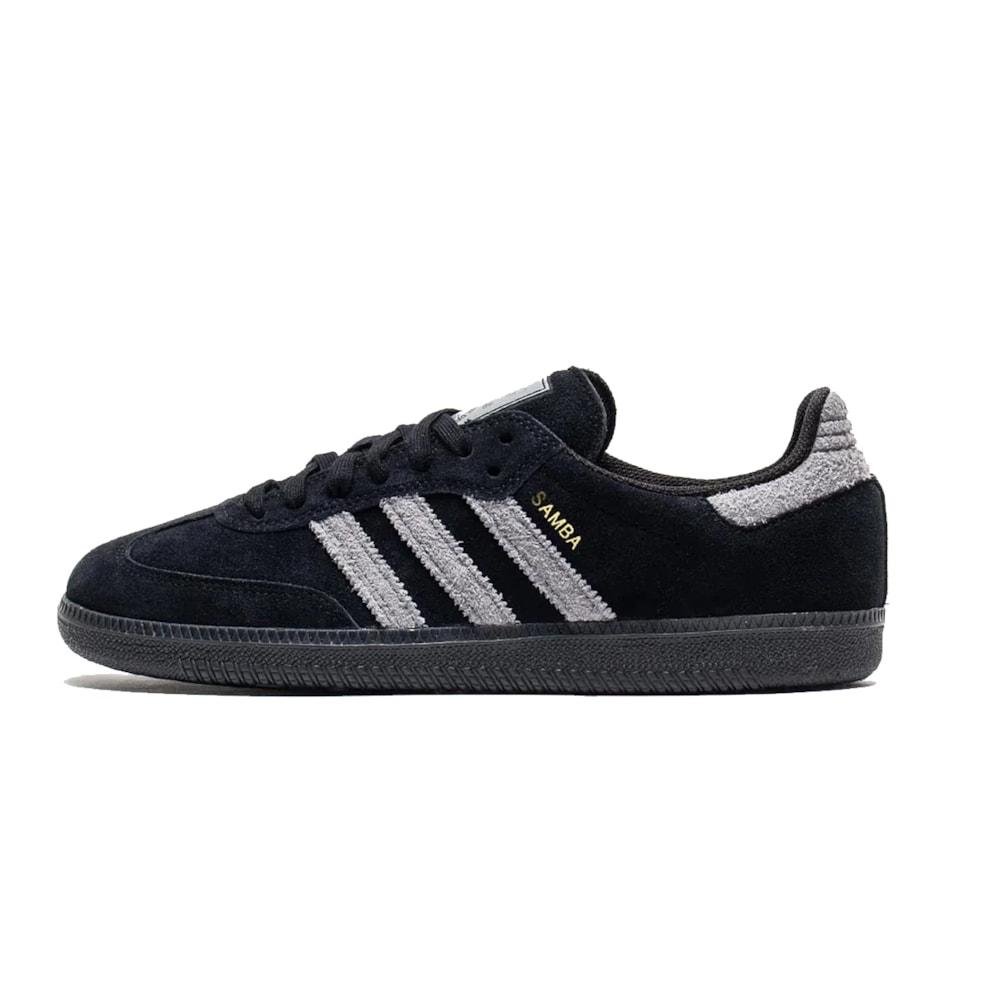 Tênis Adidas Samba Adv Core Black Grey Four Gold Metallic Preto 2