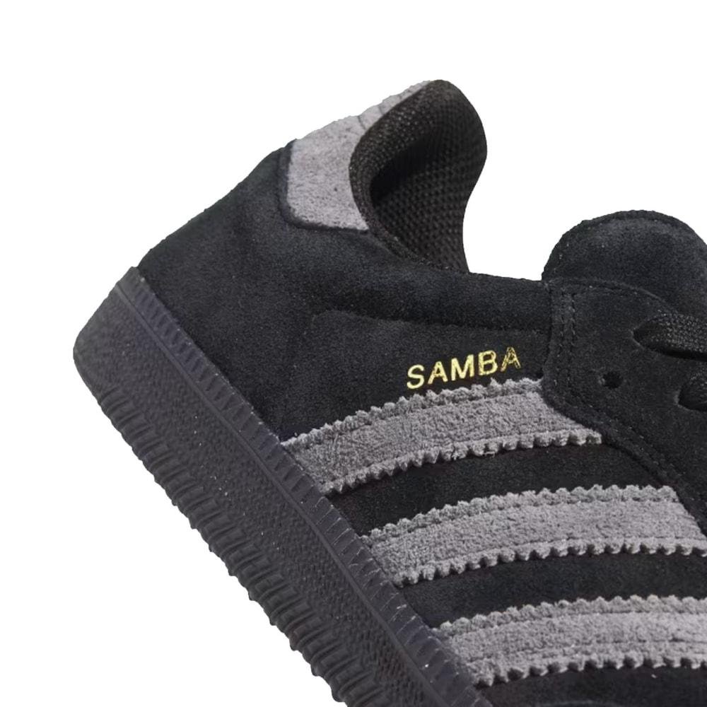 Tênis Adidas Samba Adv Core Black Grey Four Gold Metallic Preto 3