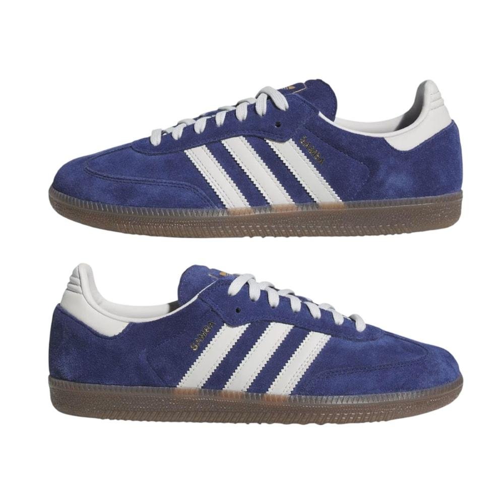 Tênis Adidas Samba ADV Dark Blue Grey One Azul 4