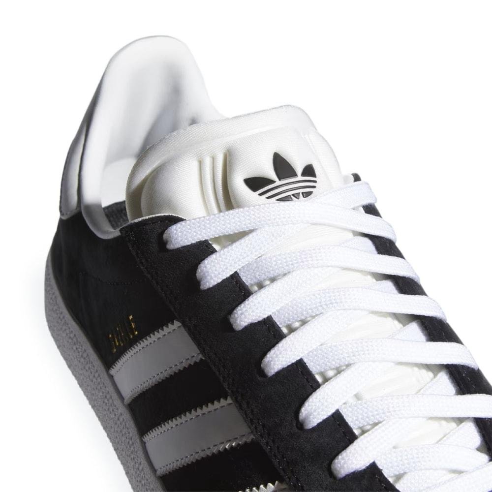Tênis Adidas Gazelle ADV Black White Preto 4
