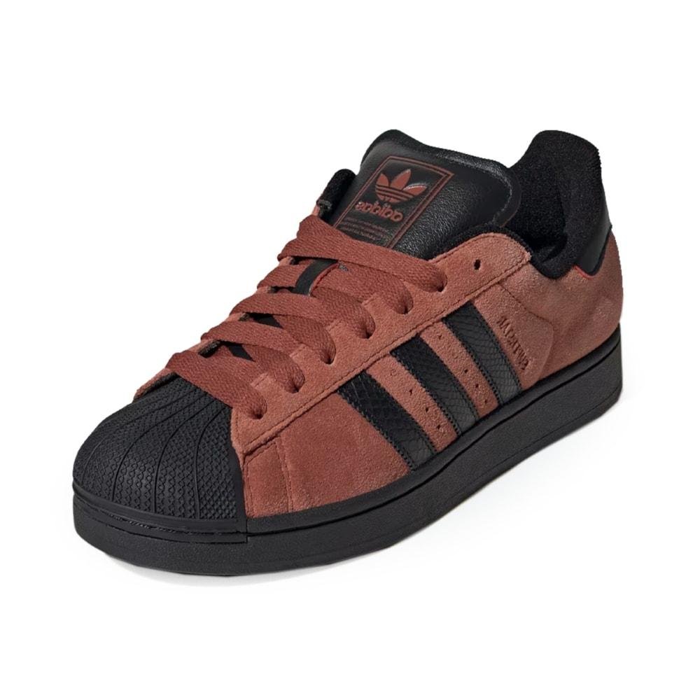 Tênis Adidas Superstar II Wild Sepia Core Black Team Victory Red