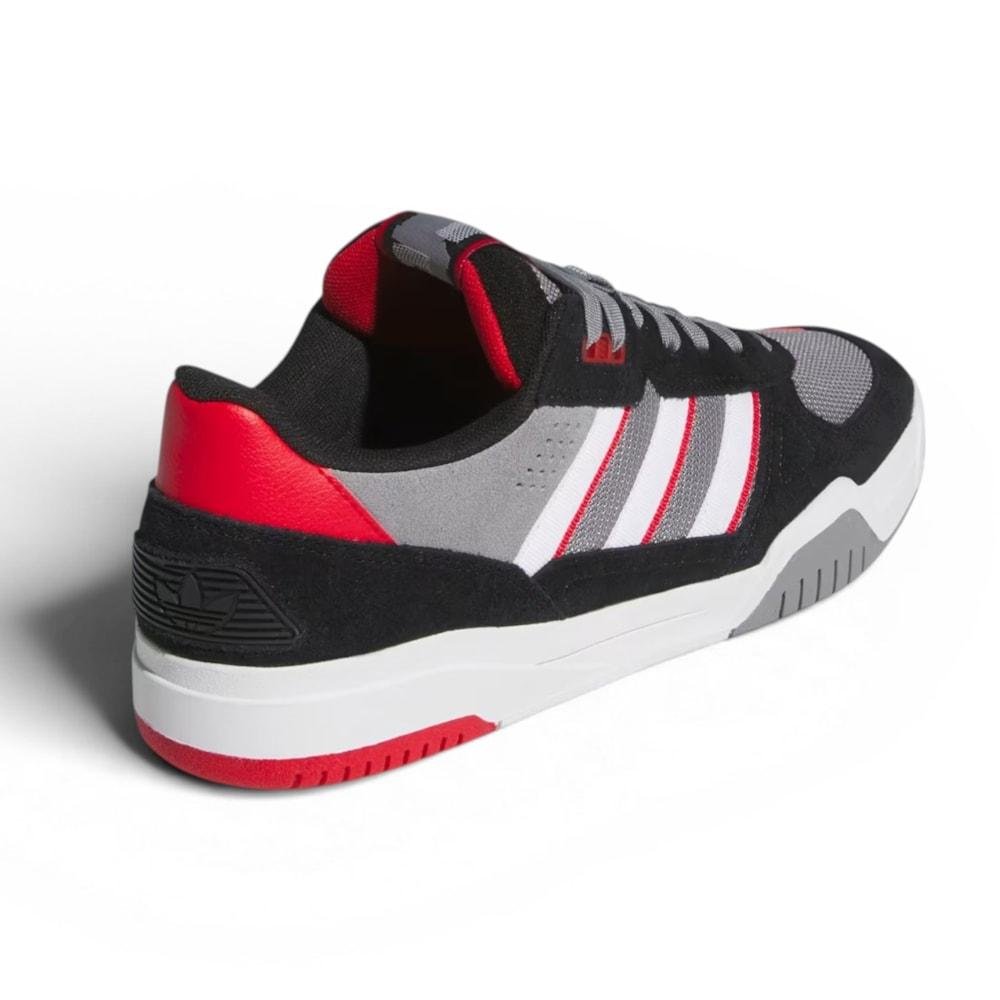 Tênis Adidas Tekkira Cup Core Black White Better Scarlet Cinza 3