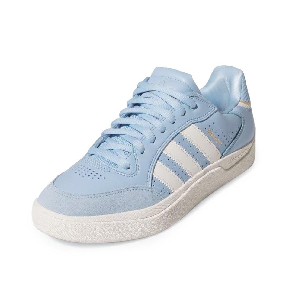 Tênis Adidas Tyshawn Low Clear Sky Chalk White Gold Metallic