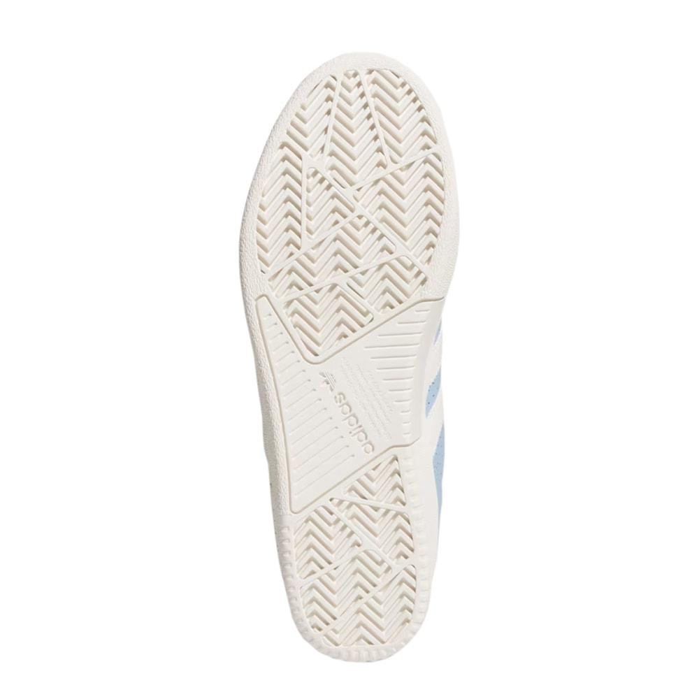 Tênis Adidas Tyshawn Low Clear Sky Chalk White Gold Metallic Azul 6
