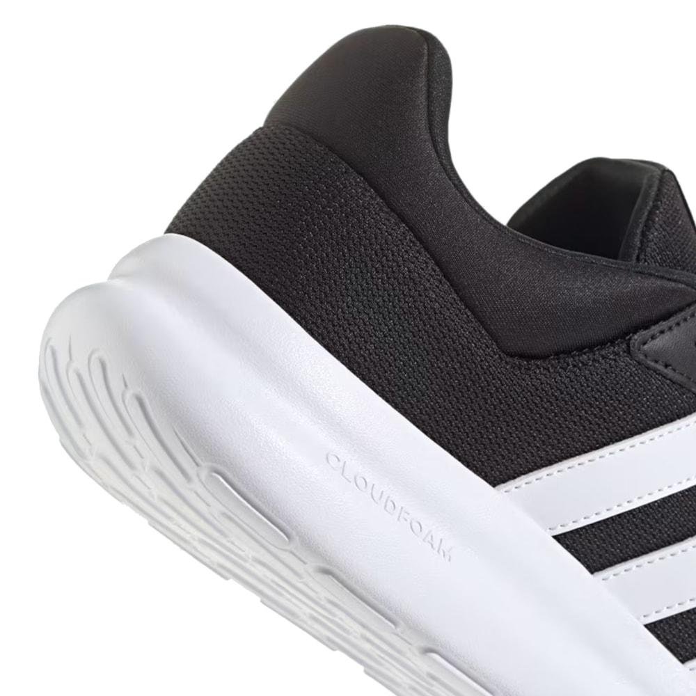 Tênis Adidas Lite Racer 4.0 Preto e Branco Preto 4