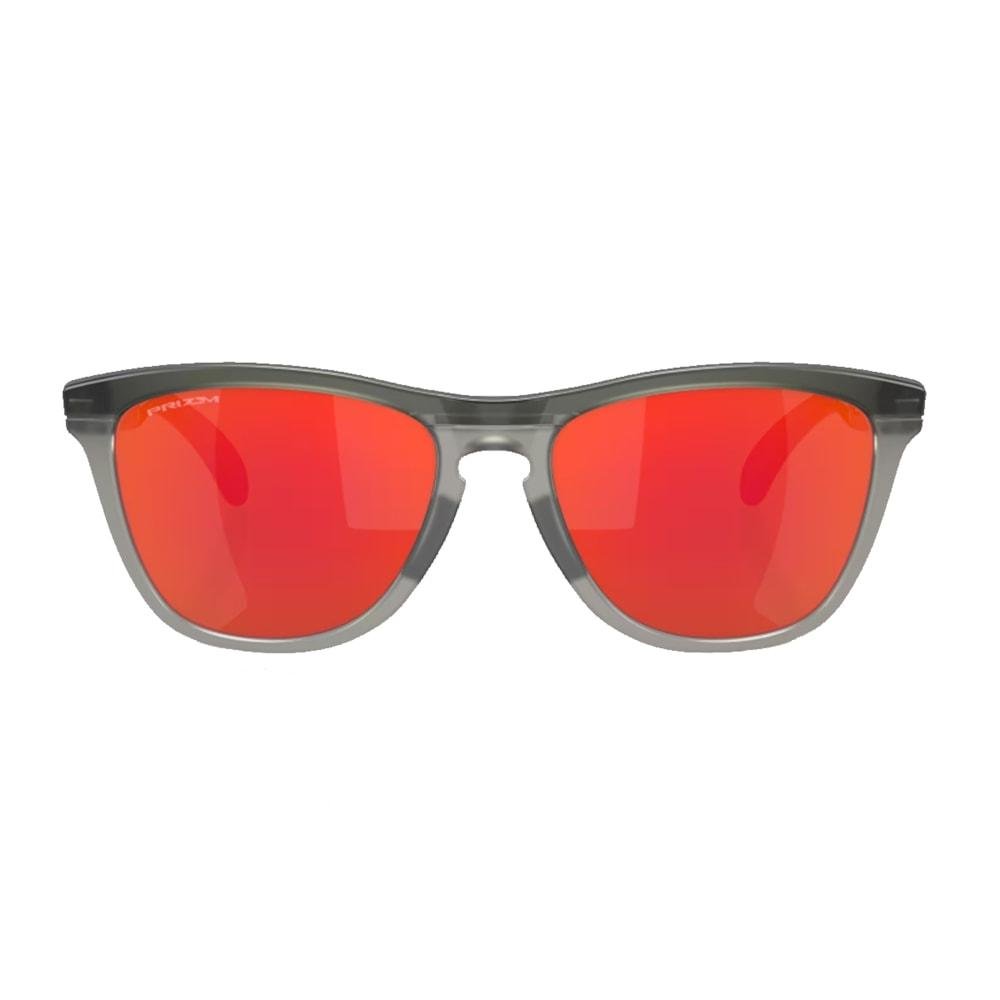 Óculos Oakley Frogskins Range Matte Grey Smoke Prizm Ruby Cinza 2
