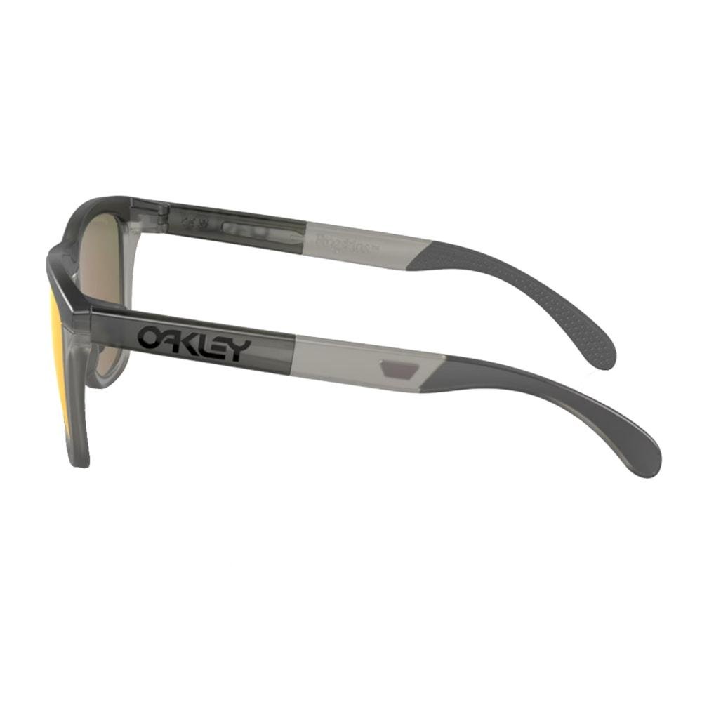Óculos Oakley Frogskins Range Matte Grey Smoke Prizm Ruby Cinza 3