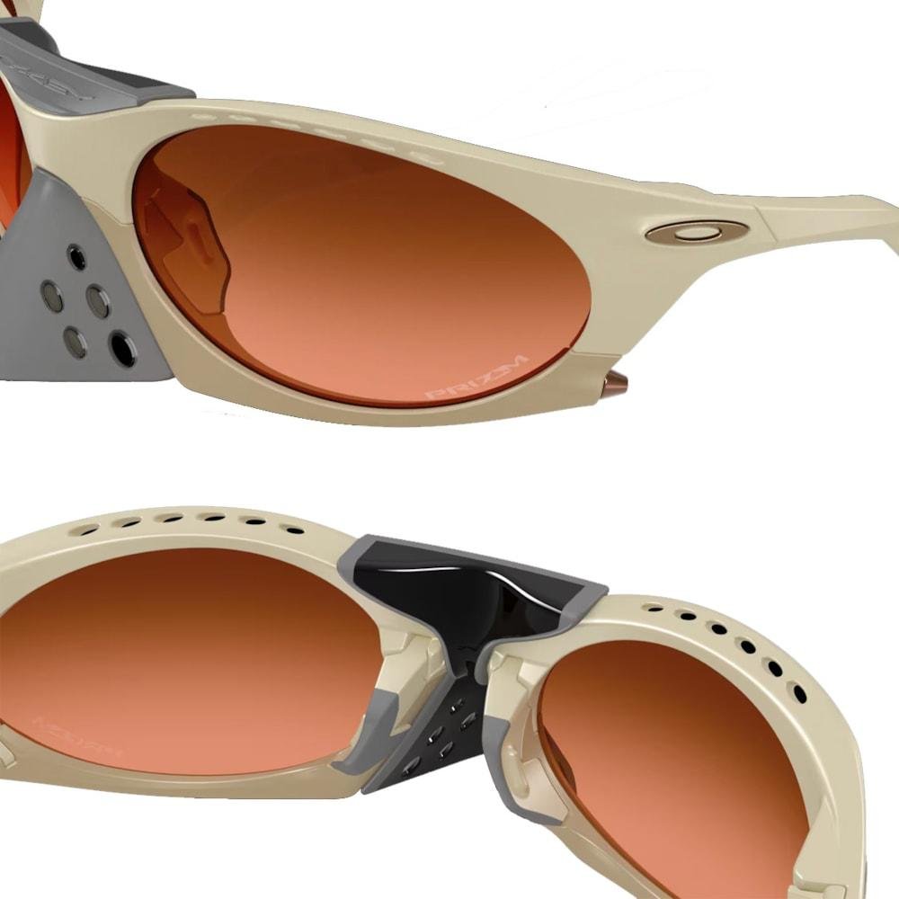 Óculos Oakley Plantaris Matte Sand Prizm Brown Gradient Bege 5