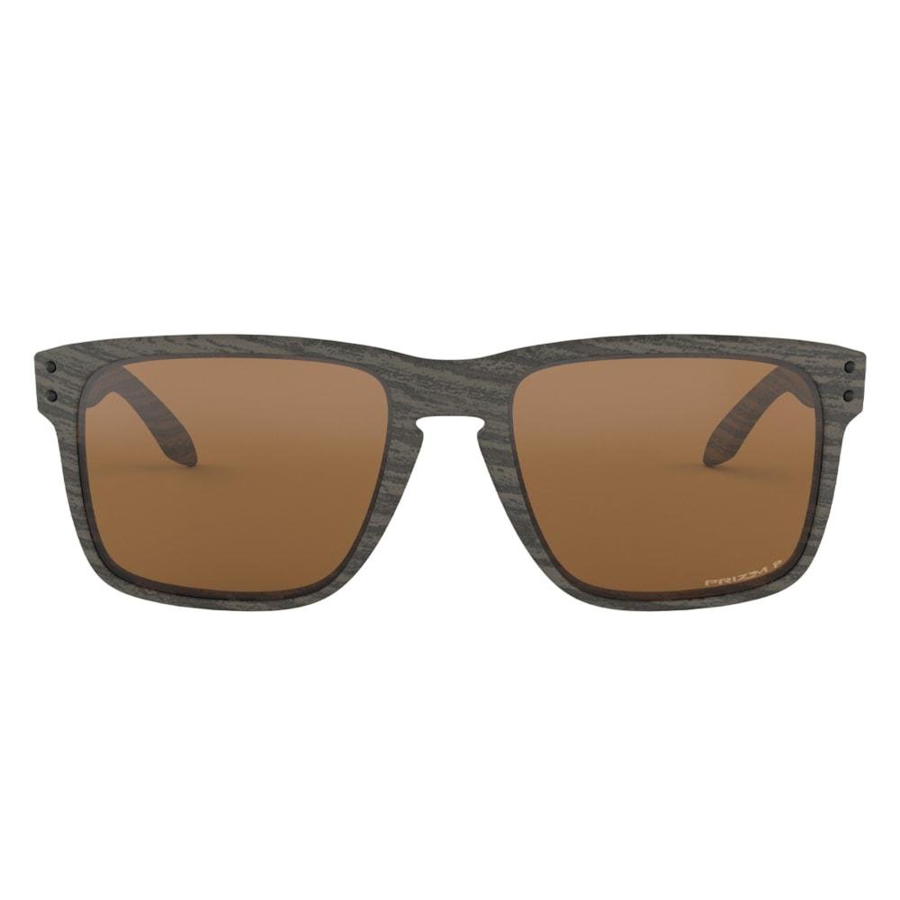 Óculos de Sol Oakley Holbrook XL Woodgrain Prizm Tungsten Polarized Marrom 2