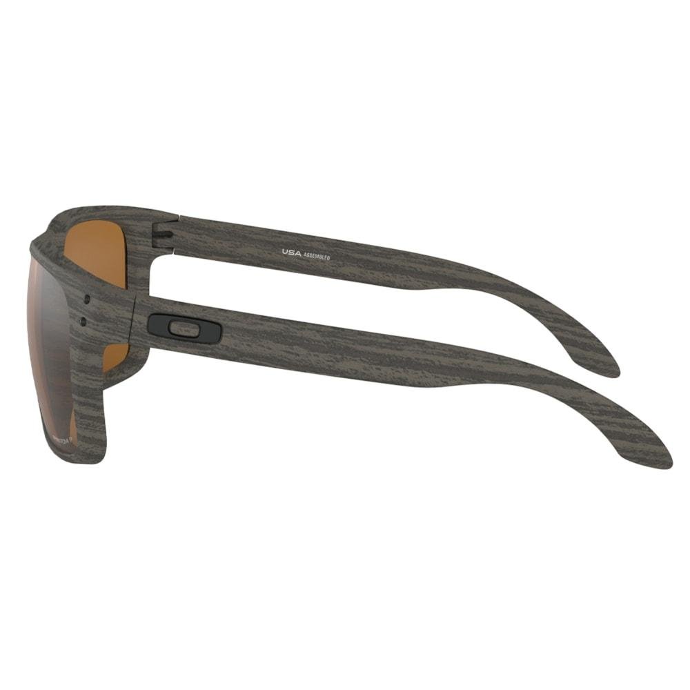 Óculos de Sol Oakley Holbrook XL Woodgrain Prizm Tungsten Polarized Marrom 4