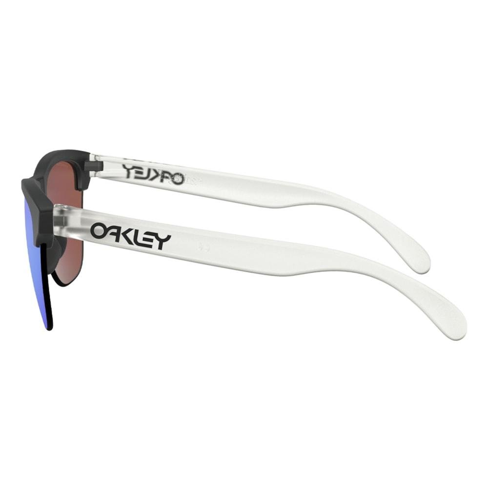Óculos de Sol Oakley Frogskins Lite Matte Black Prizm Sapphire Iridium Preto 2