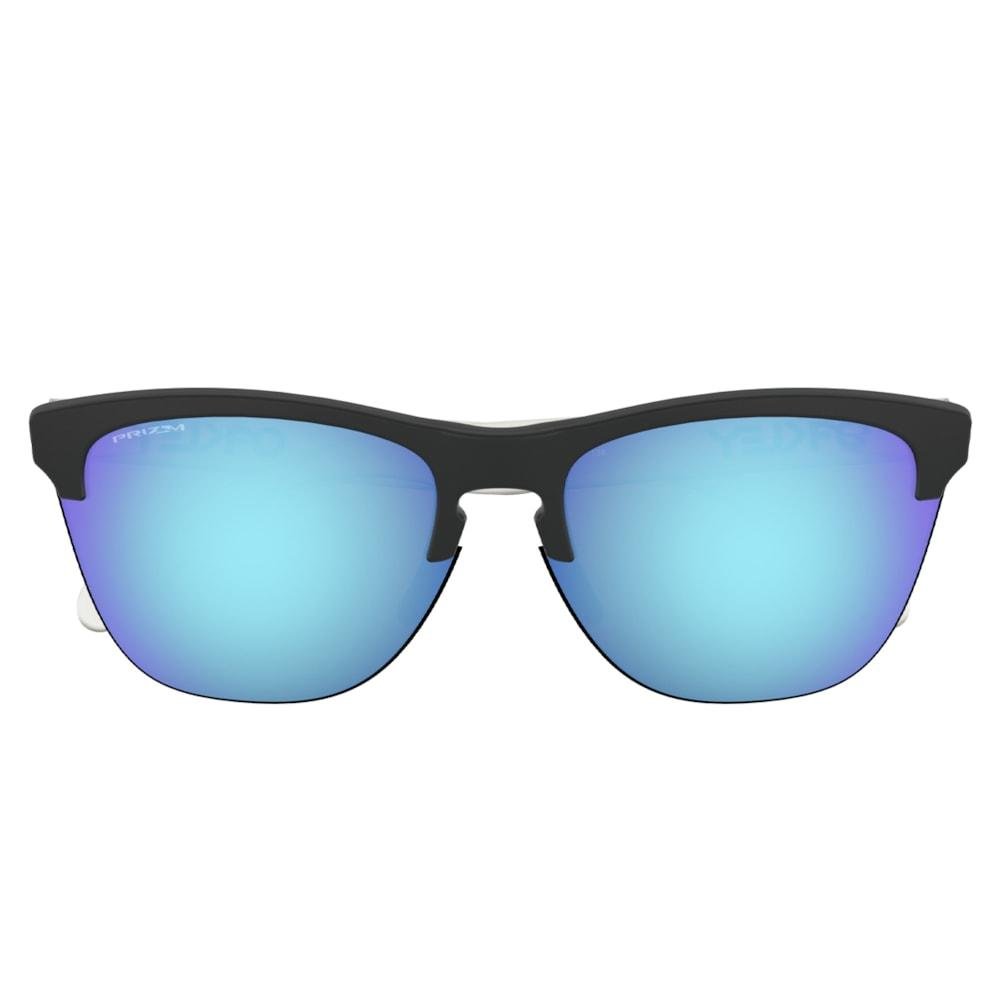 Óculos de Sol Oakley Frogskins Lite Matte Black Prizm Sapphire Iridium Preto 3