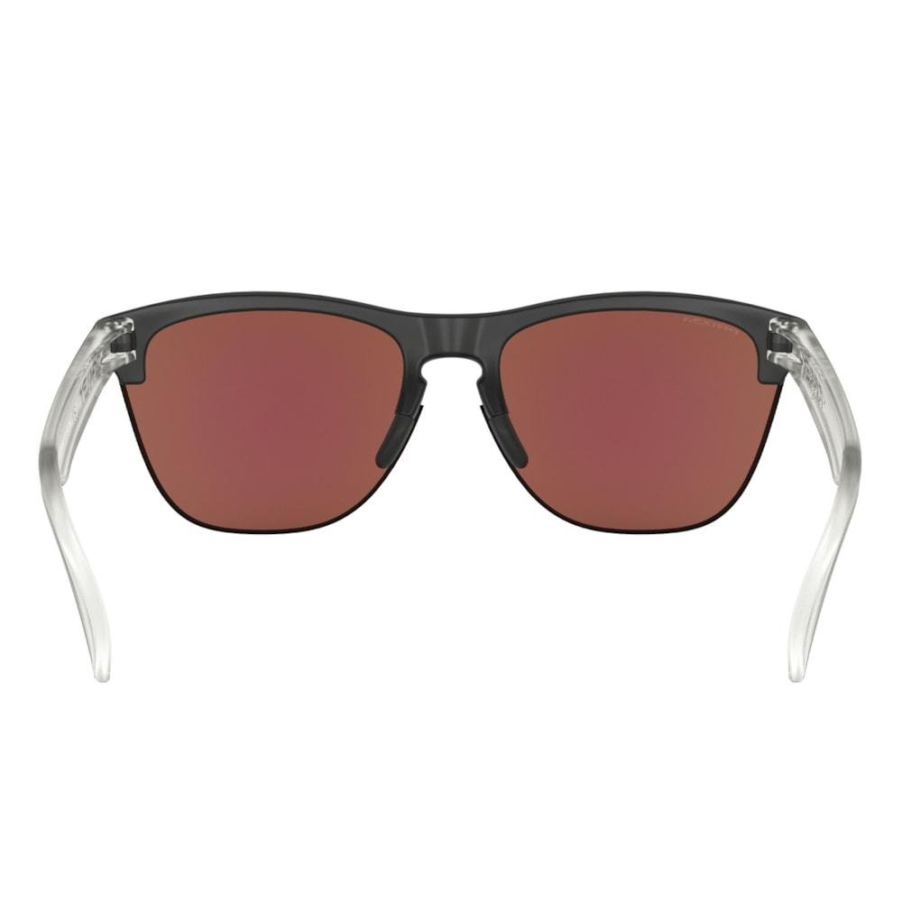 Óculos de Sol Oakley Frogskins Lite Matte Black Prizm Sapphire Iridium Preto 4