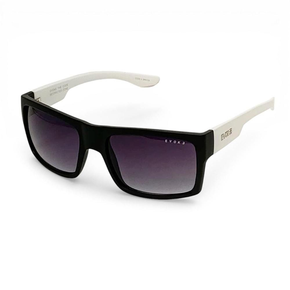 Óculos Evoke The Code II BRA10A Black White Gray Gradient