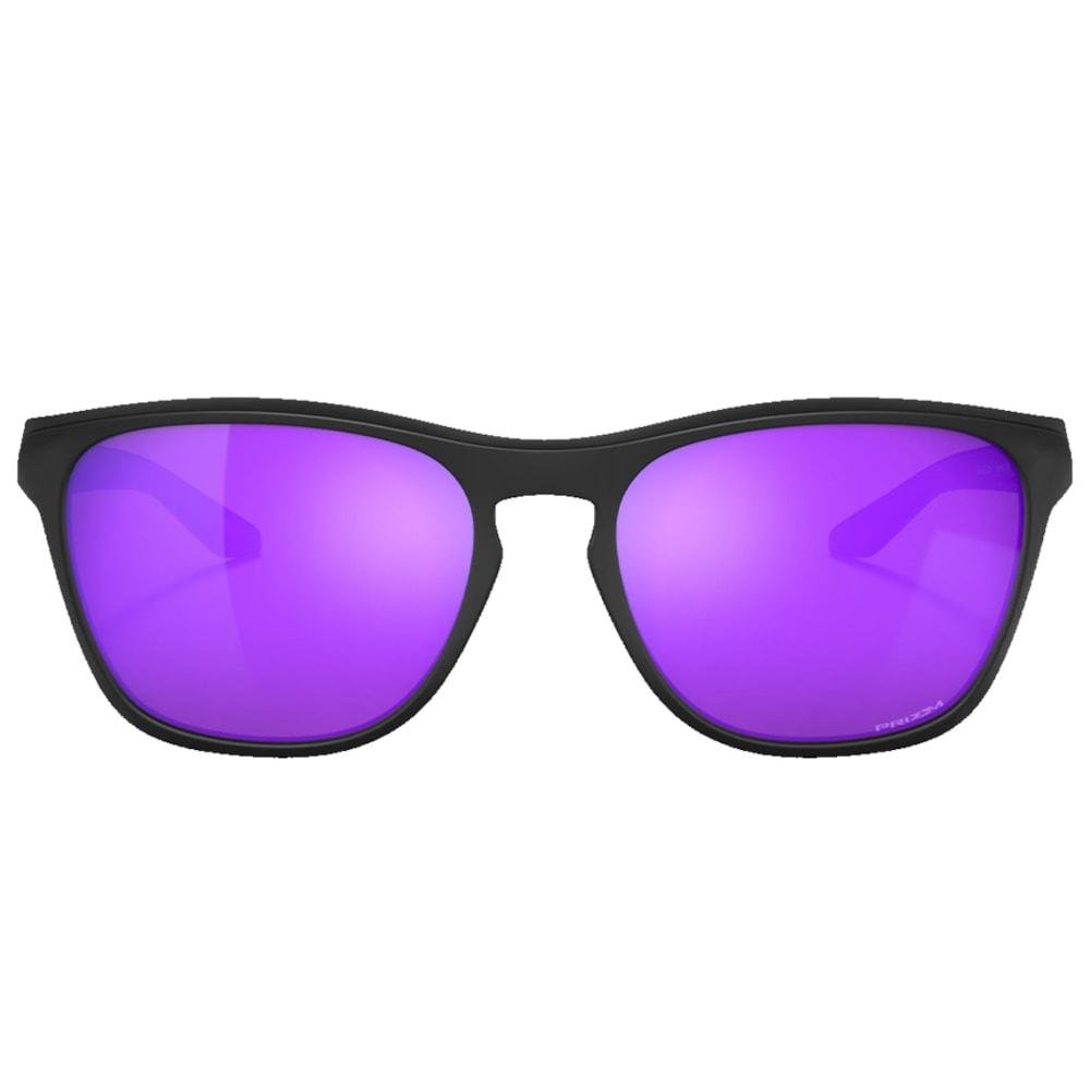 Óculos de Sol Oakley Manorburn Matte Black Prizm Violet Preto 2