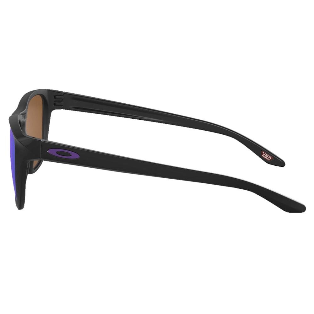 Óculos de Sol Oakley Manorburn Matte Black Prizm Violet Preto 3
