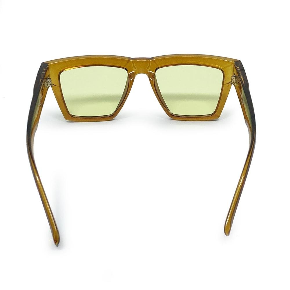 Óculos Evoke Time Square YD02 Yago Dora Crystal Ambar Caramel / Yellow Amarelo 3