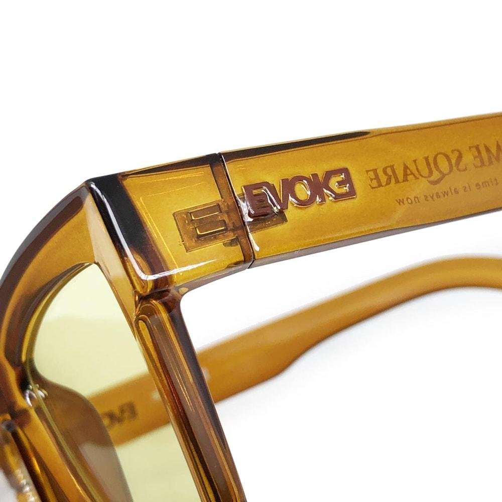 Óculos Evoke Time Square YD02 Yago Dora Crystal Ambar Caramel / Yellow Amarelo 4