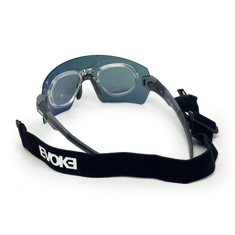 Óculos Evoke ELP 03 A12S Midnight Grey Lilac Cinza 4