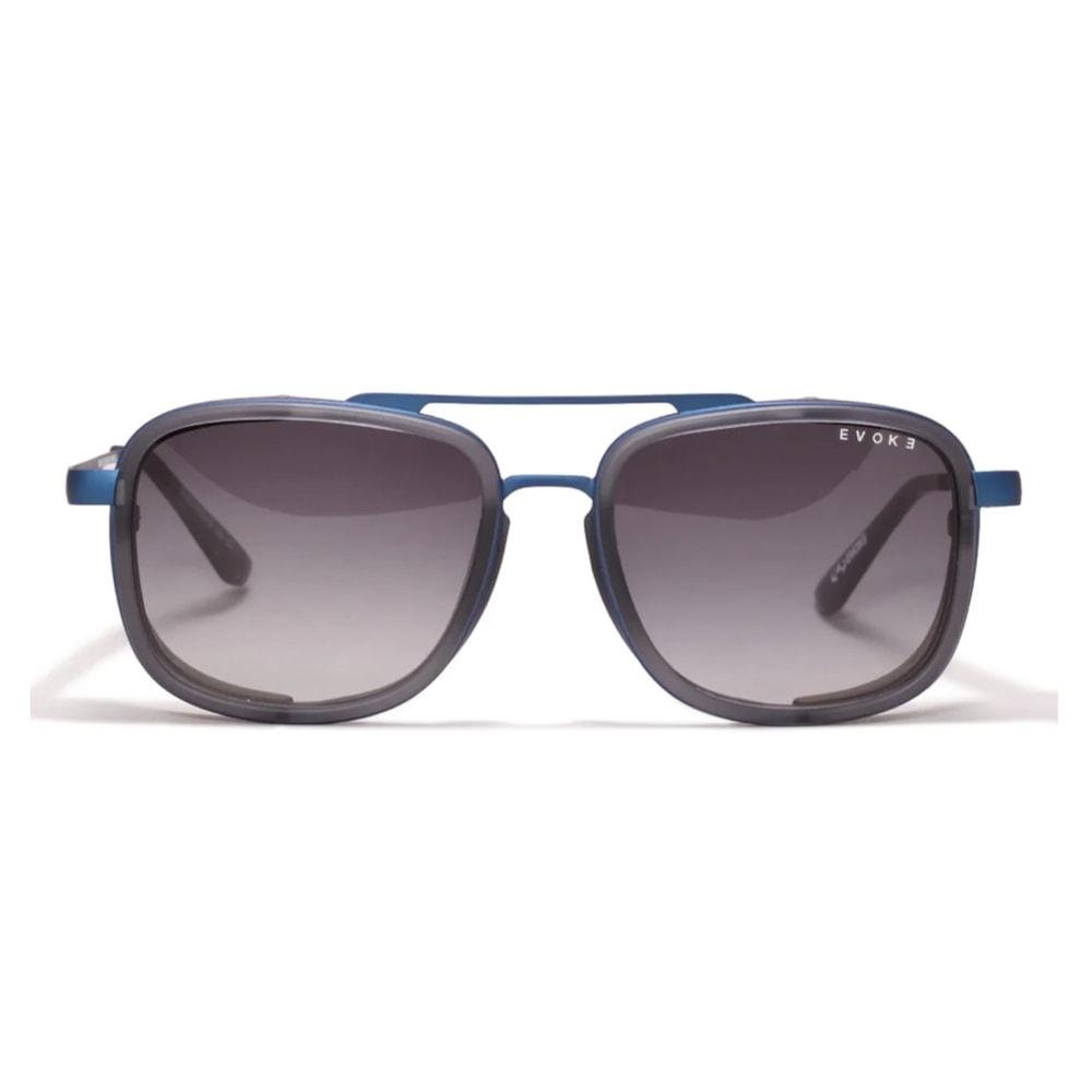 Óculos Evoke Snowstorm 06B Blue Matte Gray Beige Gray Gradient Azul 2