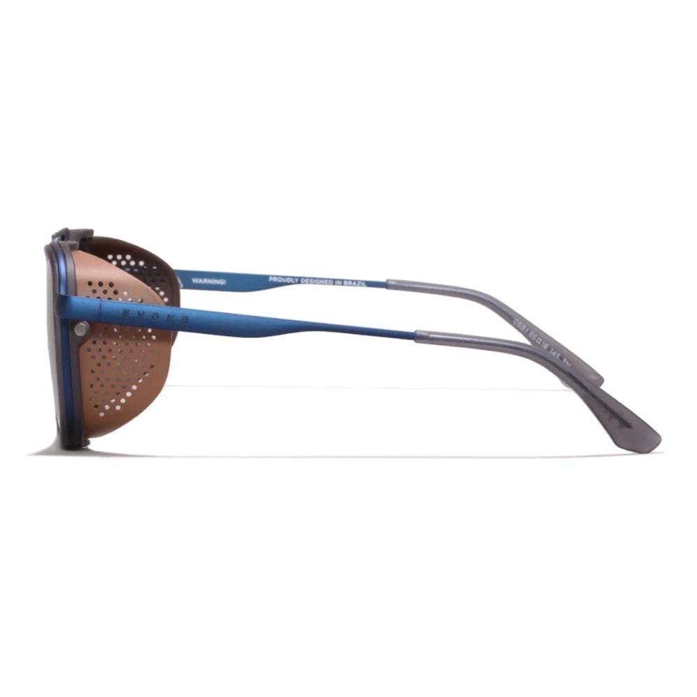 Óculos Evoke Snowstorm 06B Blue Matte Gray Beige Gray Gradient Azul 3