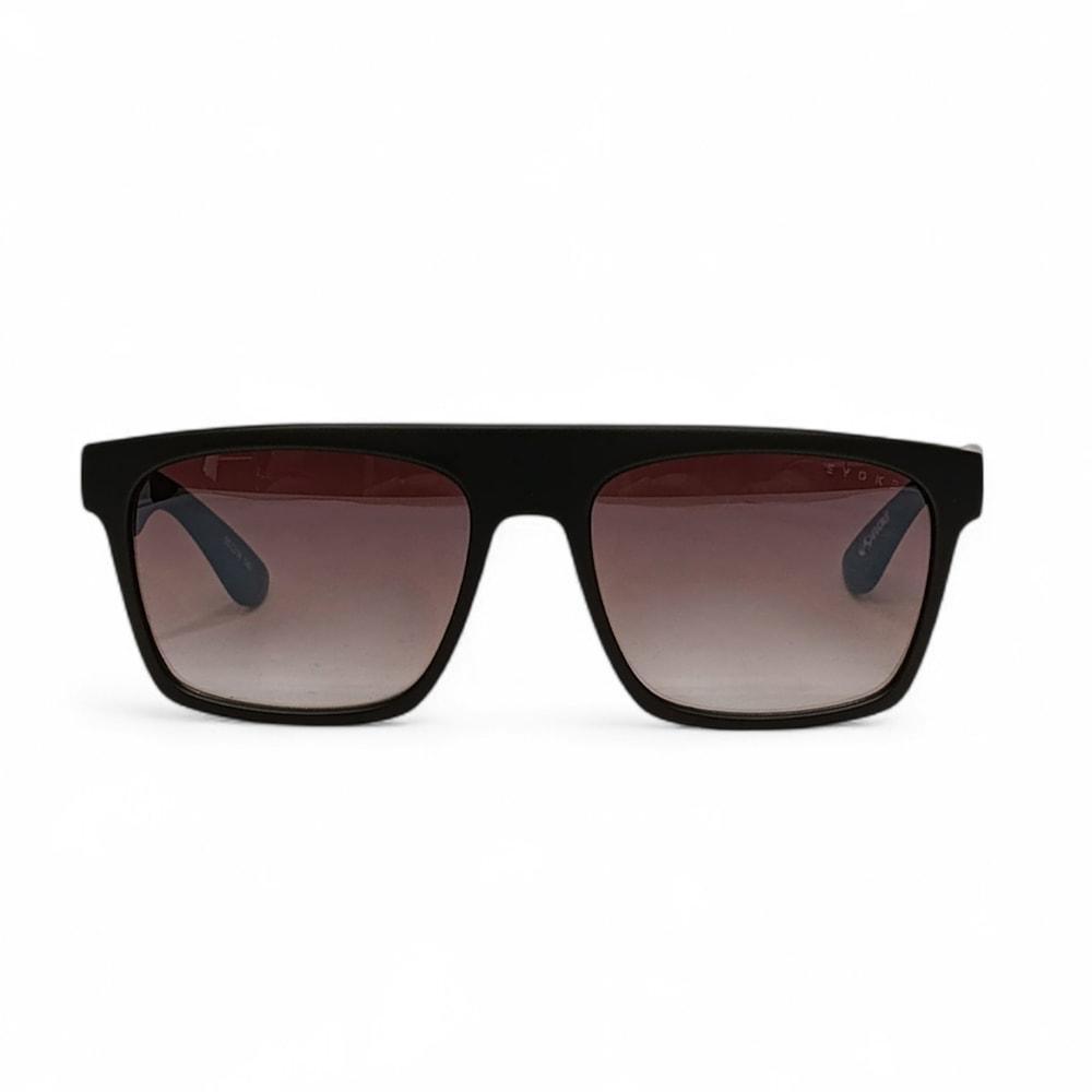 Óculos Evoke Daze BR02 Matte Black Brown Gradient Preto 2