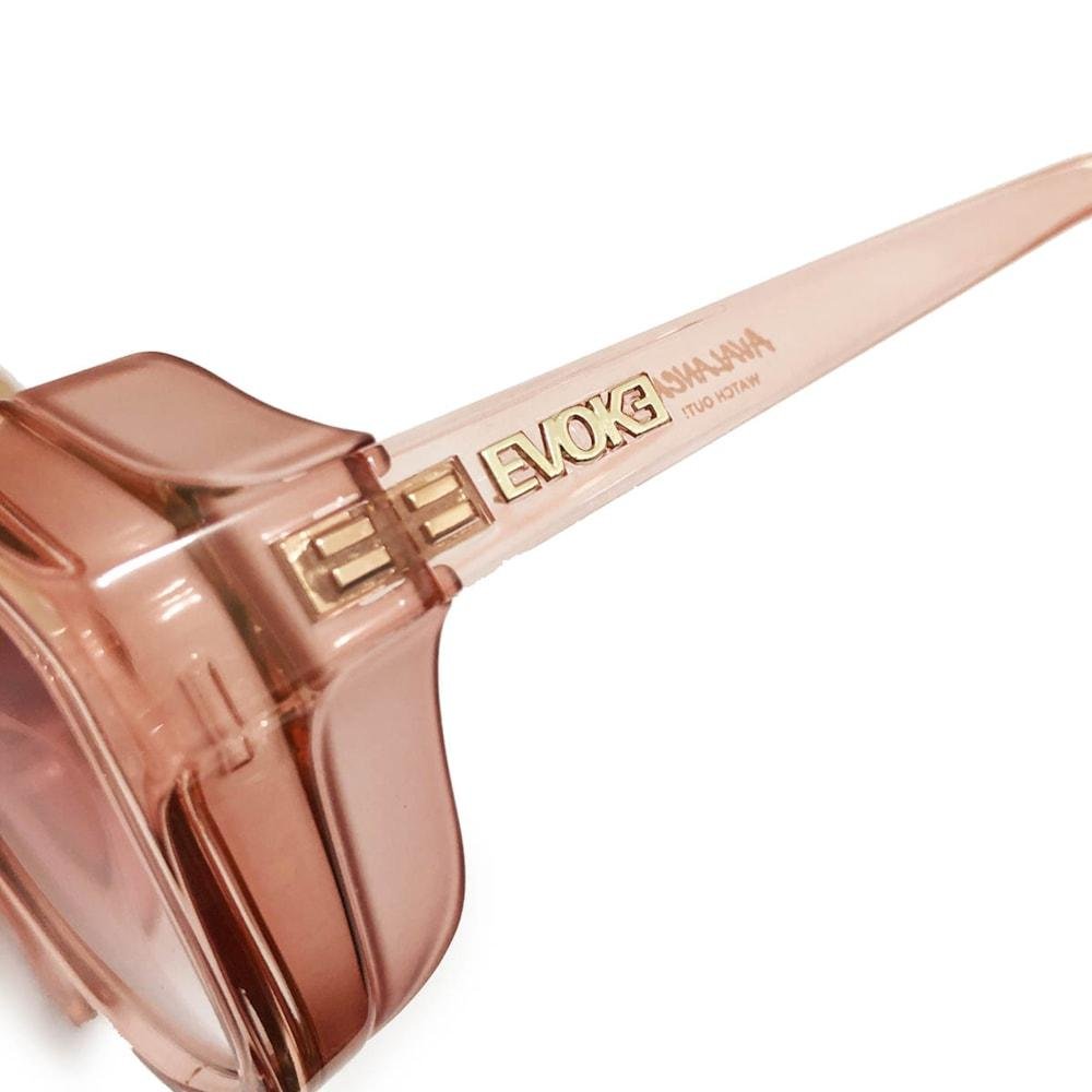 Óculos de Sol Evoke Avalanche T03 Rose Crystal Shine Red Gradient Rosa 4