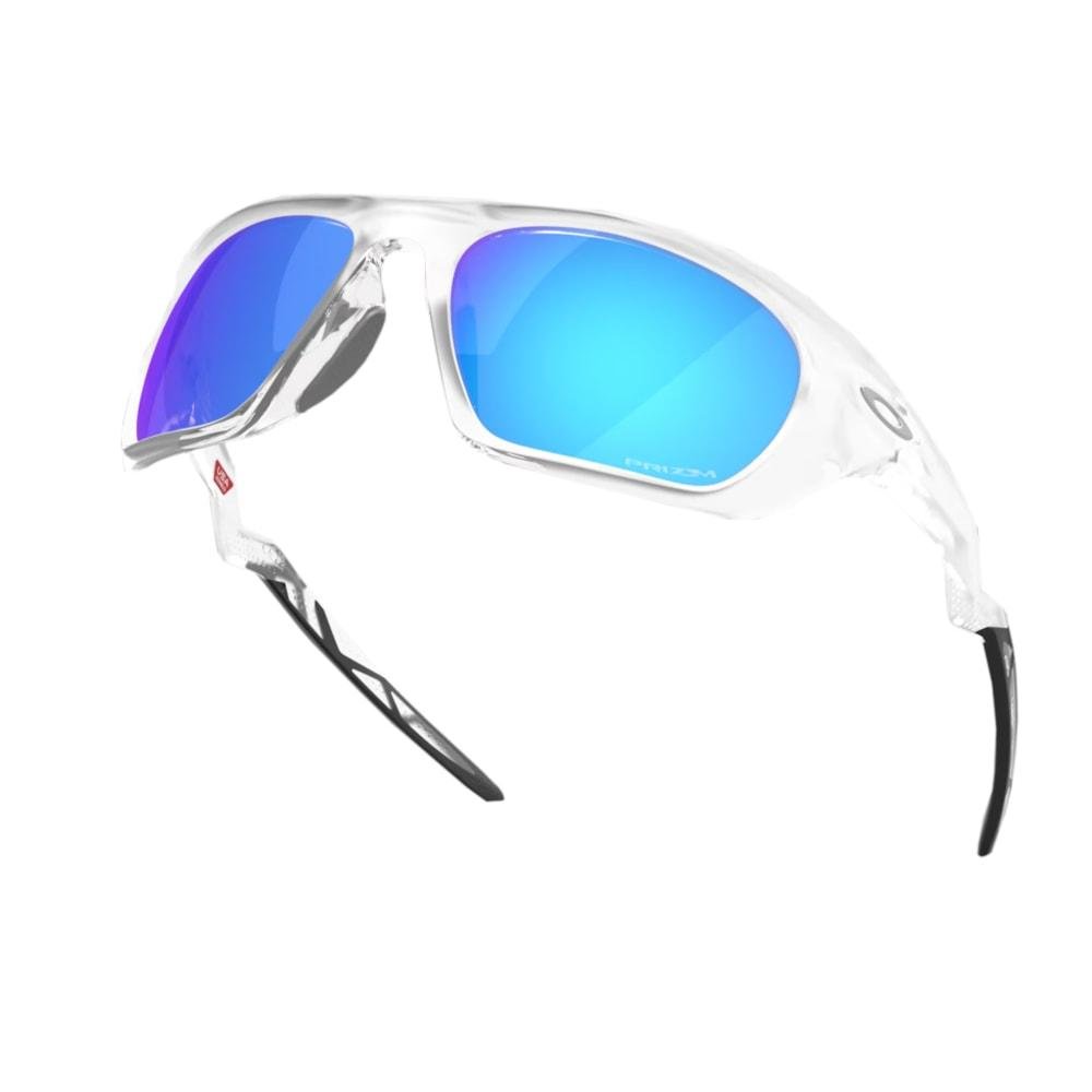 Óculos Oakley Lateralis Prizm Matte Clear Branco 4