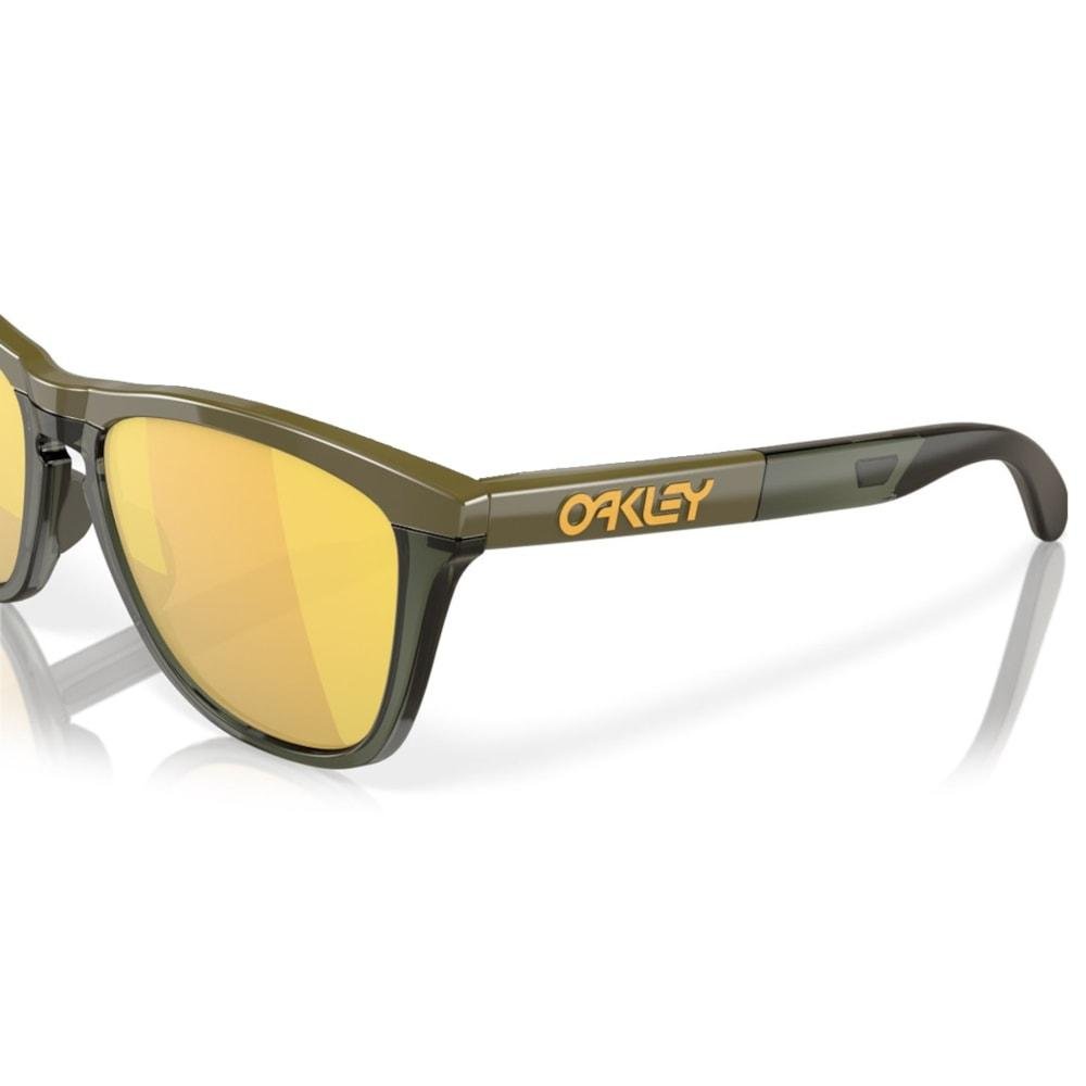 Óculos Oakley Frogskins Range Dark Brush Prizm 24k Polarized Verde 2