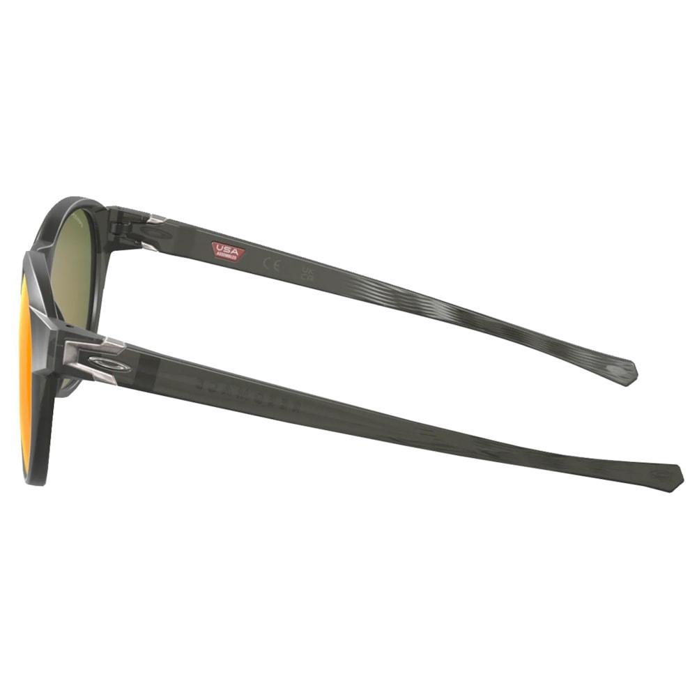 Óculos Oakley Reedmace Matte Grey Smoke Prizm Ruby Polar Preto 4