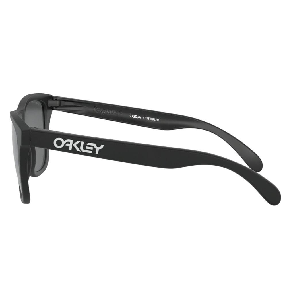 Óculos de Sol Oakley Frogskins Matte Black Prizm Black Polarized Preto 4