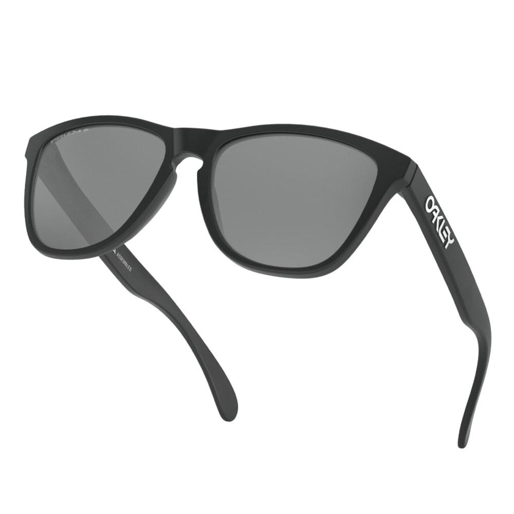 Óculos de Sol Oakley Frogskins Matte Black Prizm Black Polarized Preto 5