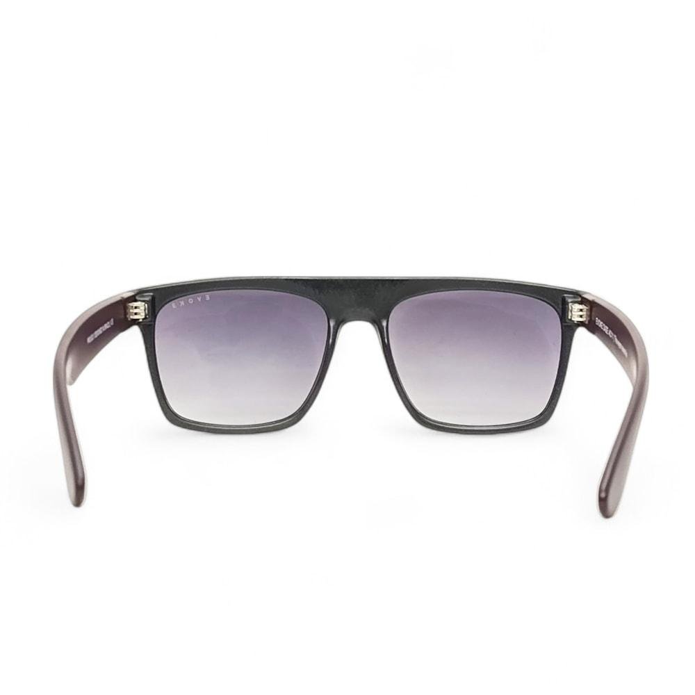 Óculos Evoke Daze AC11 Black Matte Bordeaux Gray Gradient Cinza 4