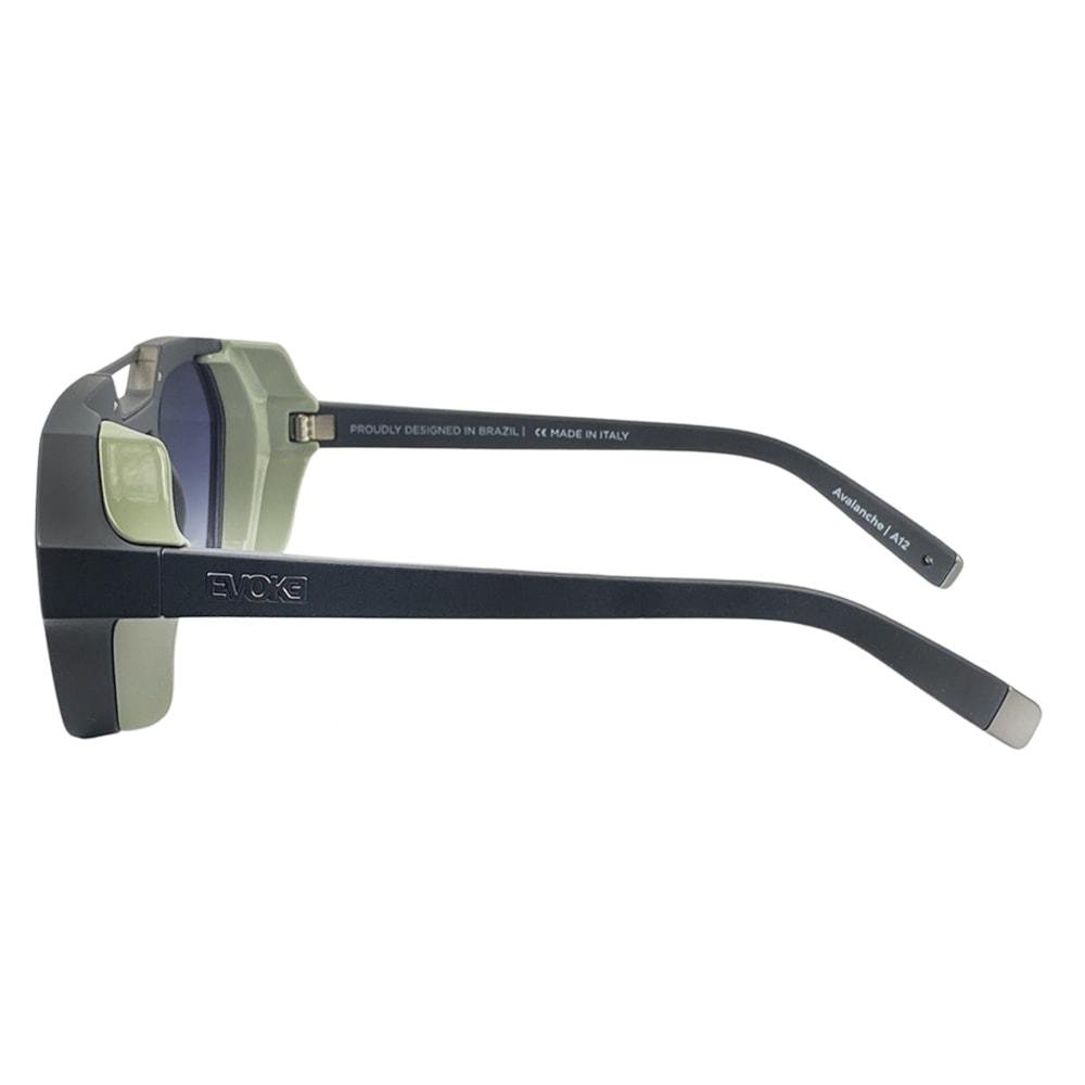 Óculos Evoke Avalanche A12 Dark Range Gun Green Gradient Cinza 3