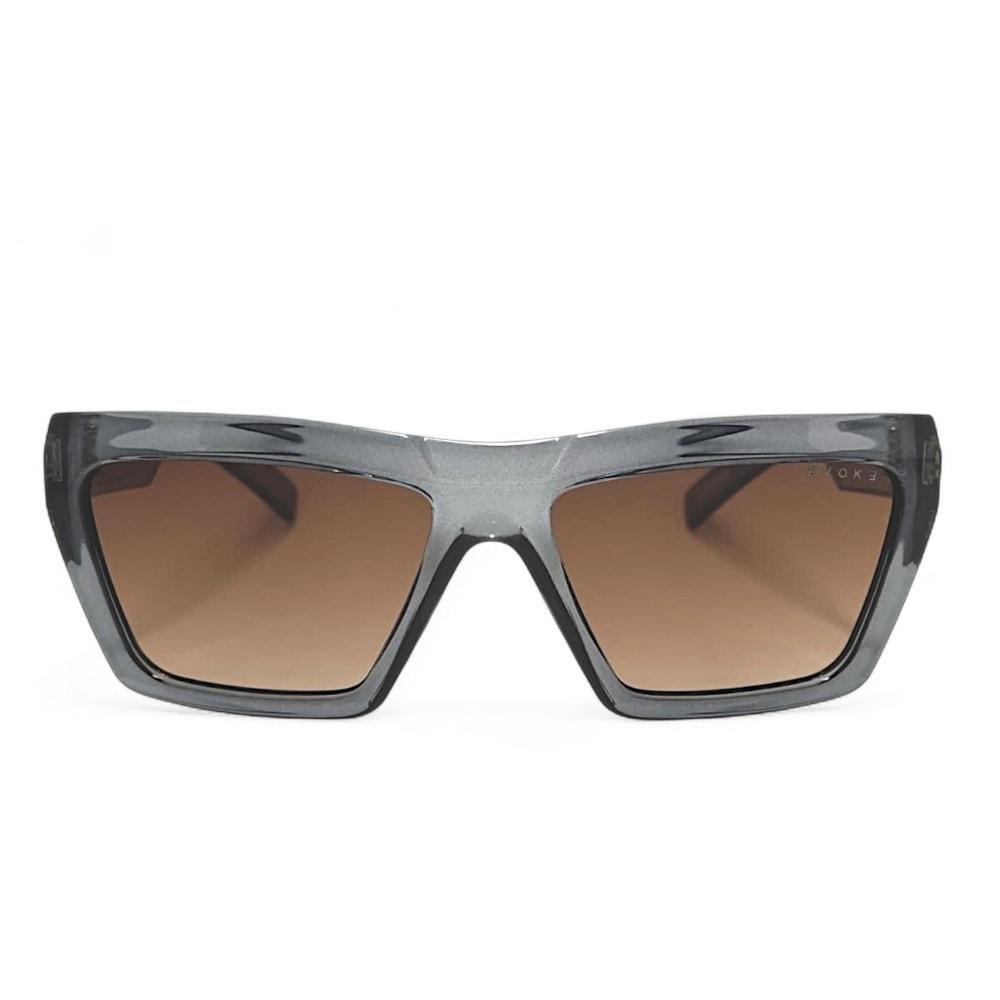 Óculos Evoke Outlaw Big H02 Crystal Gray Brown Cinza 2